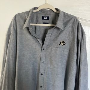 XXL Cutter and Buck Mens University of Colorado button down